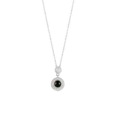 Halo photo necklace Silver