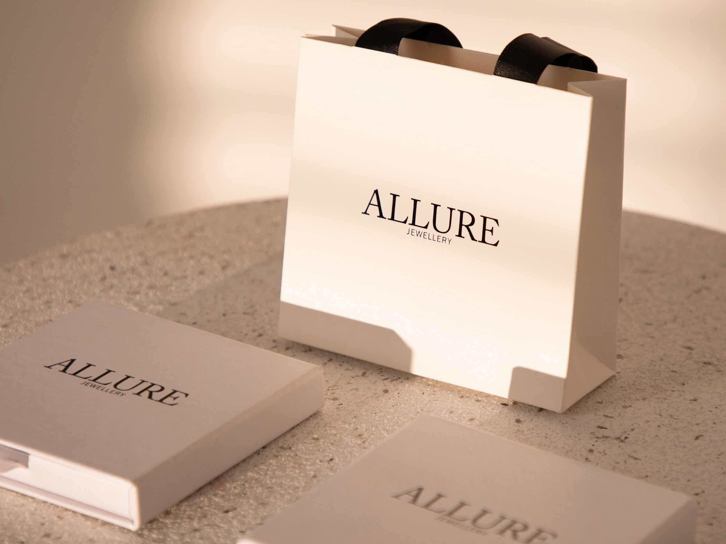 Allure Jewellery premium packaging