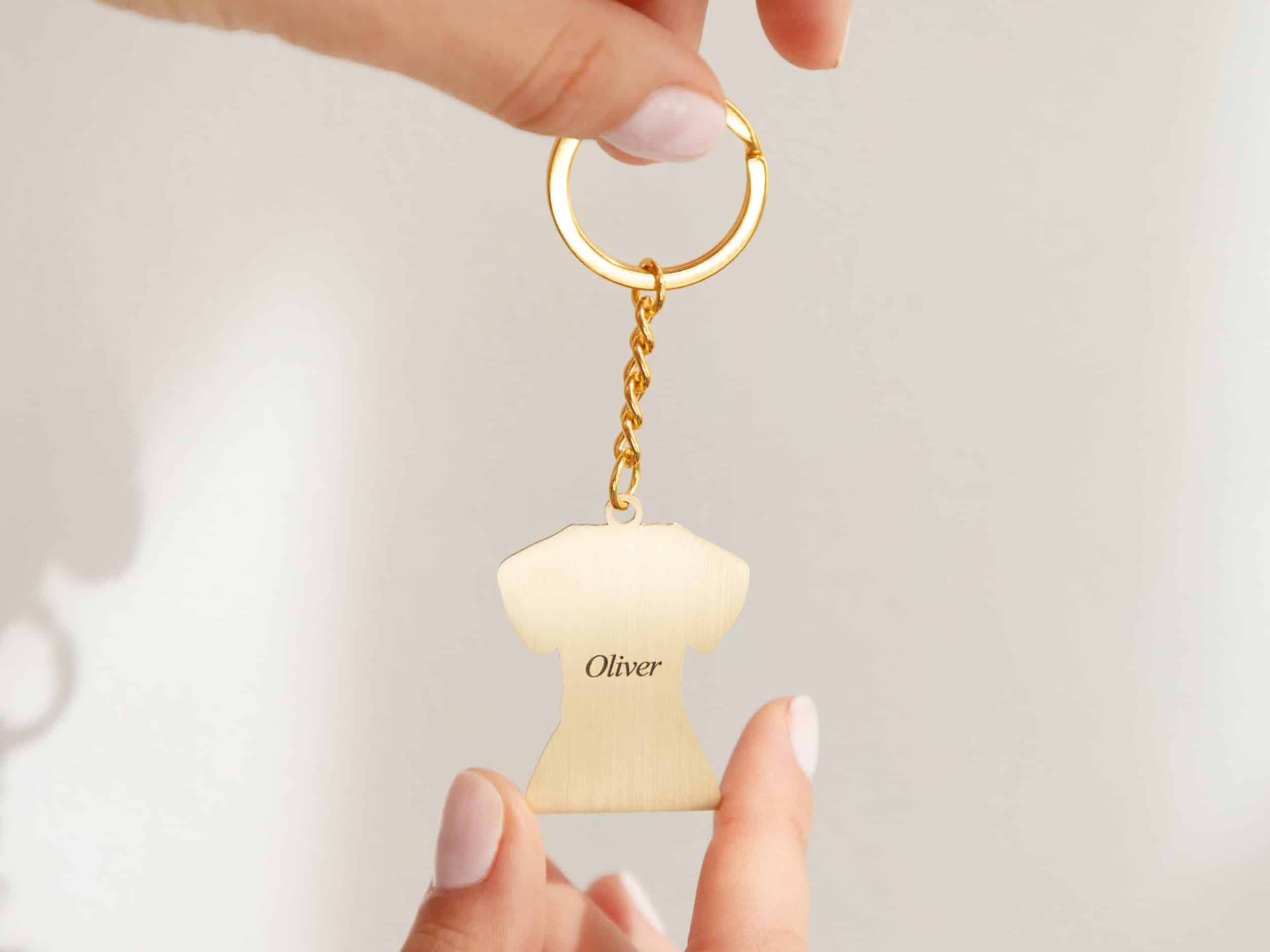 Pet engraved keyring with name engraving