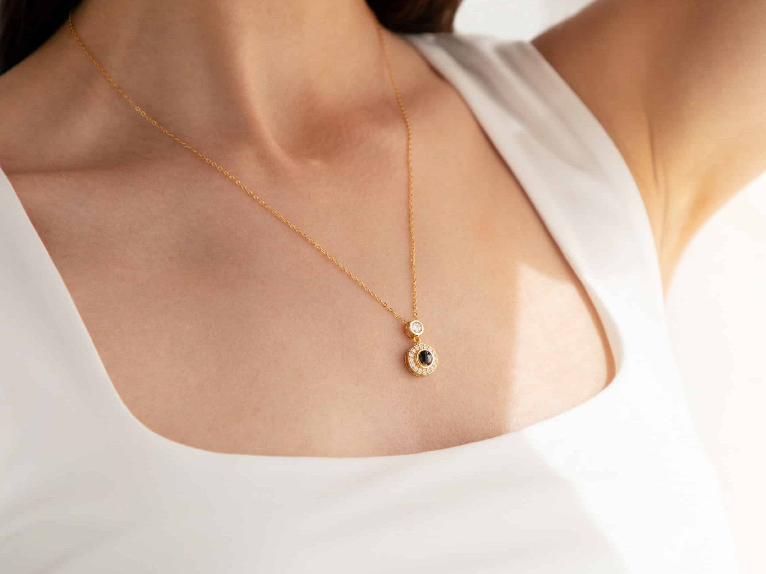 necklace with hidden photo