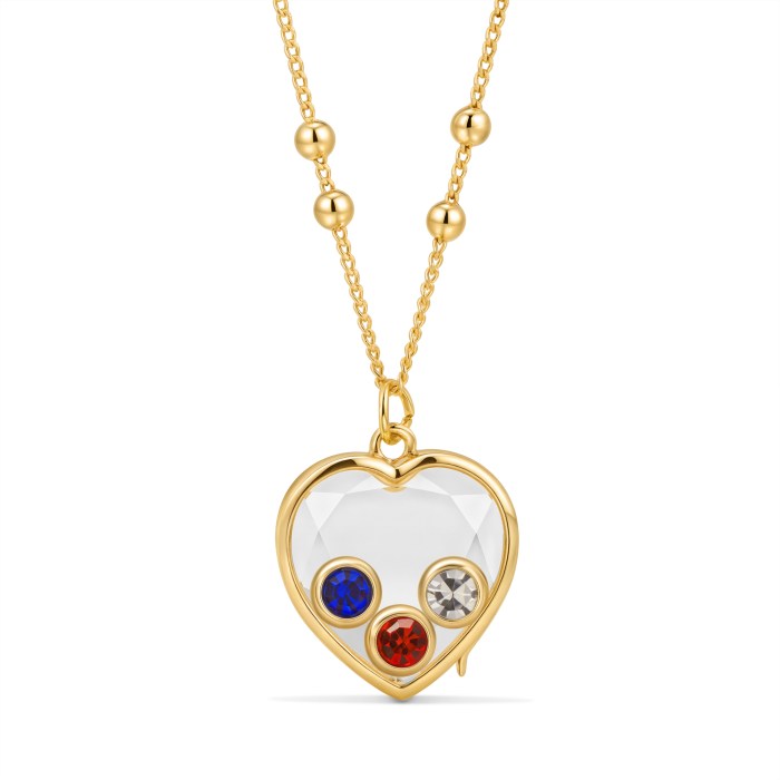 Floating Birthstone Necklace