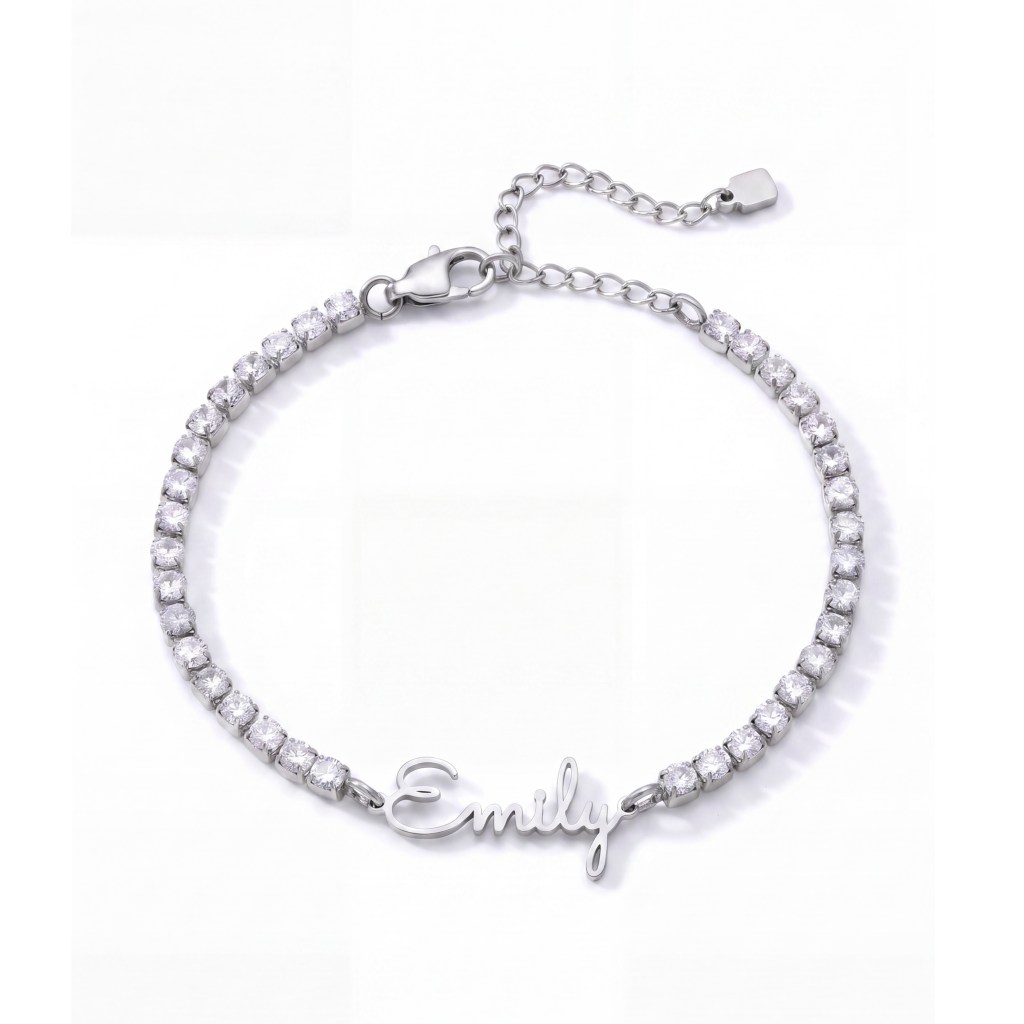 tennis-name-bracelet-silver